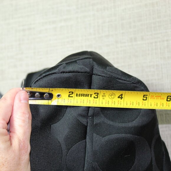 Black Coach Campbell Signature Carryall Purse - LIKE NEW - Picture 13 of 14